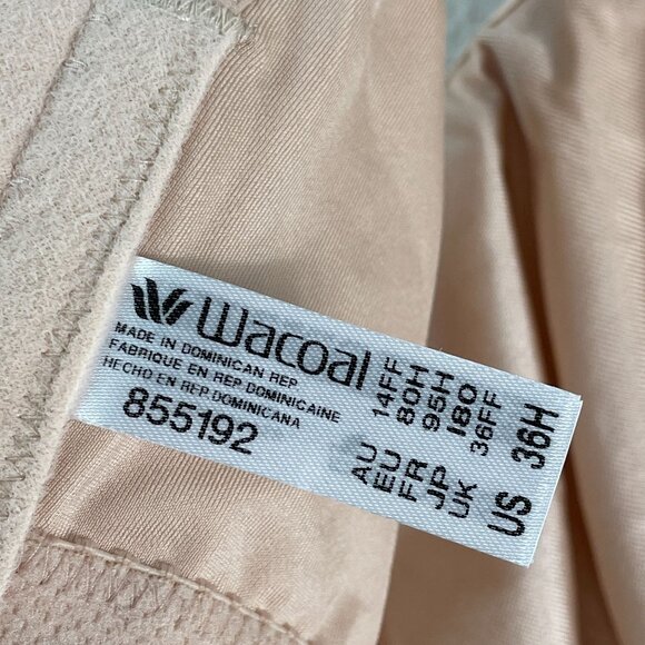 NEW Wacoal Womens 36H Full Coverage Bra Beige Underwire - Picture 3 of 8